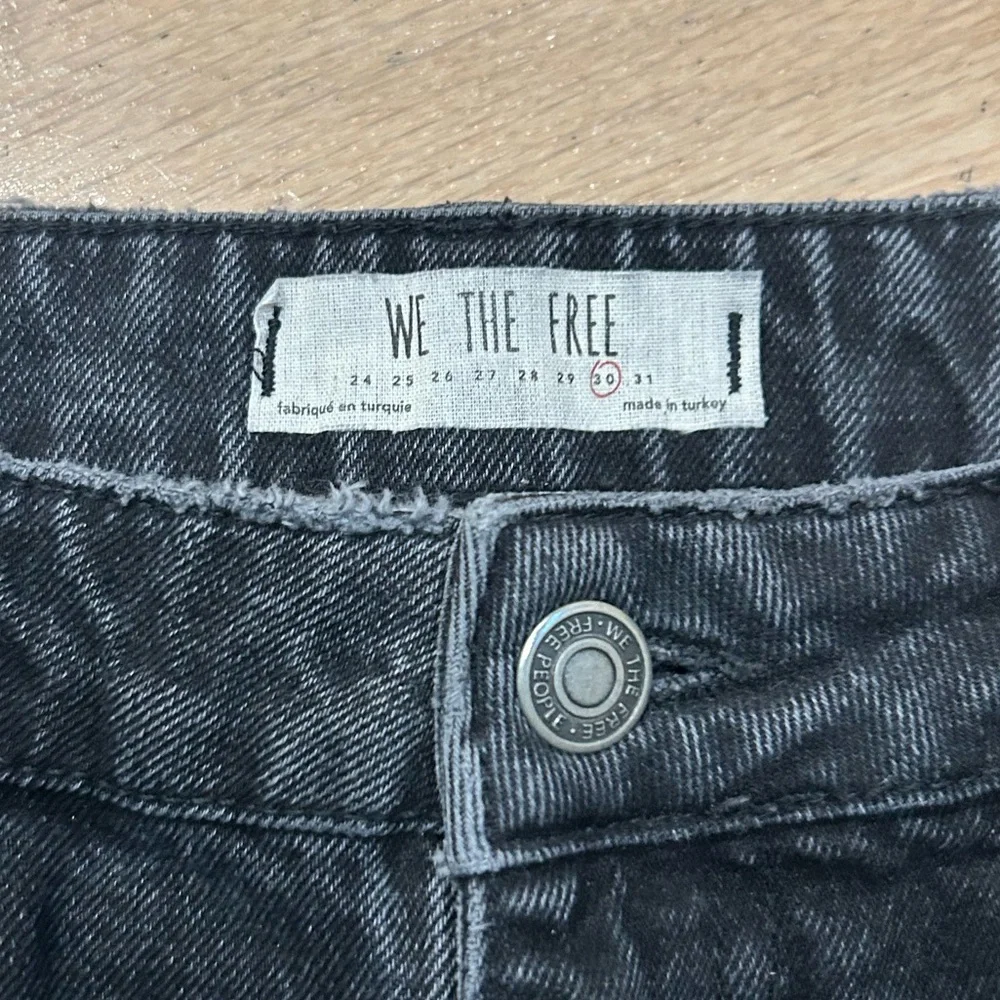 Free People Black tapered straight Jeans‎ size 30